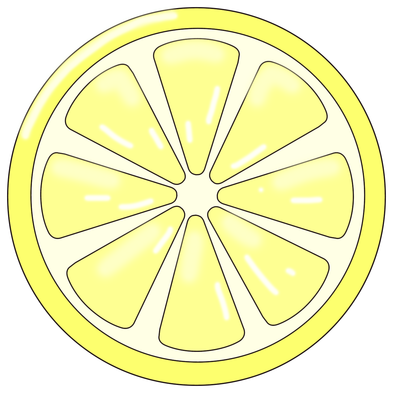 レモンスライスイラスト